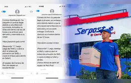 Alertan nueva modalidad de estafa: usan nombre de Serpost para robar datos personales