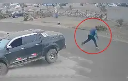 Comas: intentan robar camioneta, pero no encendió y delincuentes fueron atacados con piedras