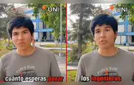 Alumno de la UNI asegura que ganará S/1,200 al egresar y usuarios dicen: "Él sí está informado"