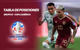 Así va Venezuela en la tabla de posiciones de la Copa América 2024: mira cómo quedó el grupo B y los clasificados