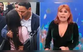 Magaly Medina confronta a Mark Vito por beso con su nueva novia: “Papelón, me daría vergüenza ajena”