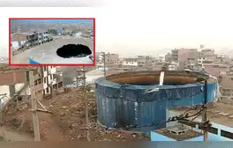 Sunass exige a Sedapal reponer techo en reservorio de agua en AA.HH de SJM: "Expuesto a la contaminación"