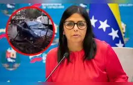 Delcy Rodríguez resultó herida tras caerle un árbol:  ¿cuál es el estado actual de la vicepresidenta de Venezuela?