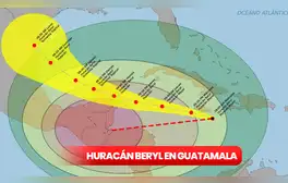 Huracán Beryl TRAYECTORIA en Guatemala: por dónde viene, alertas y pronóstico, según INVUMEH