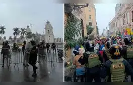 Protestan contra López Aliaga por reubicación de comerciantes: MML cierra plaza de Armas y alrededores