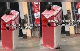 Peruana es viral al bailar con traje de colchón y usuarios piden: “Súbanle el sueldo”
