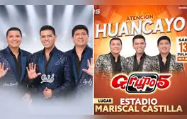 Grupo 5 en Huancayo 2024: fecha, precio de entradas y todo sobre el concierto