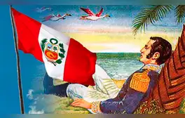 ¿Cuál es la historia de la bandera del Perú y por qué se dice que está inspirada en dos países?