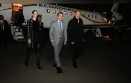 Presidente de Ecuador, Daniel Noboa, arribó al Perú para participar de Gabinete Binacional con Dina Boluarte