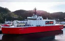 El sorprendente buque rompehielos que fue construido por primera vez en Sudamérica y puede navegar a -30 °C