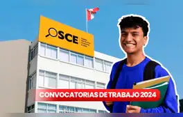 ¿Estás estudiando y quieres trabajar? OSCE ofrece puestos con sueldos de más de S/1.000: revisa cómo postular