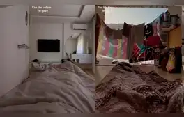 El duro video que revela el antes y después de la vida de un joven palestino tras la guerra en Gaza