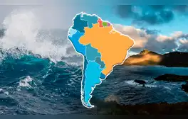 Los únicos países del mundo con acceso a 3 océanos: uno está en Sudamérica y tiene territorios en 3 continentes