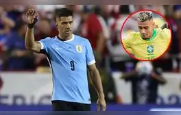 Luis Suárez lapidó a figura de Brasil que habló antes de ser eliminado: "Era suplente de De Arrascaeta"