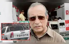 Nicanor Boluarte: detectan auto del Ministerio del Interior en actividad del partido Ciudadanos por el Perú