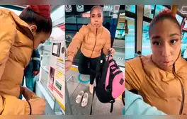 Azucena Calvay viaja por primera vez en el Metropolitano y su confusión es viral en TikTok: “La máquina no da vuelto dice”