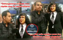 Estudiante de Senati genera debate al afirmar que ellos encuentran trabajo más rápido y mejor pagado que los universitarios