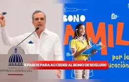 Bono a Mil 2024: ACCEDE al pago de RD$1.000 del Bono Escolar en 5 pasos y revisa el LINK de registro