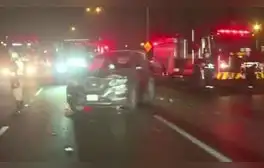 Triple choque en la Panamericana Sur genera tráfico vehicular