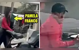 ¿Se juntaron? Pamela Franco llega a local cercano de la reunión de Christian Cueva en San Isidro