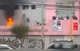 Reportan violento desalojo en Lince: personas con pasamontañas amenazan con explotar balones de gas