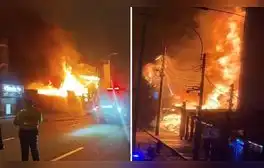 Incendio en depósito de pintura en San Borja: dos bomberos fueron dados de alta y uno aún permanece hospitalizado