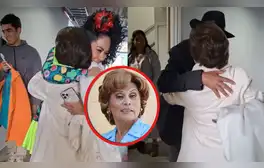 Magdyel Ugaz y Gustavo Bueno tienen emotivo reencuetro con Irma Maury, 'Doña Nelly' en 'Al fondo hay sitio'