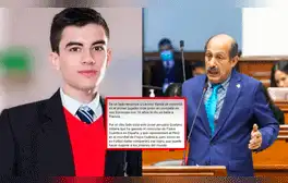 Congresista Valer confunde a 'El niño polla' con físico peruano y lo felicita: "Qué honor"