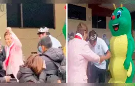 Rectora de San Marcos sorprende al bailar ‘Mi gatito miau miau’ con 'Gusano Legendario' en almuerzo especial