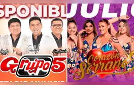 Conciertos en Perú 2024, del 19 al 21 de julio: Grupo 5, Corazón Serrano, Armonía 10 y más