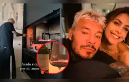 Marcelo Tinelli engríe a Milett Figueroa al llegar a Argentina tras rumores de una posible separación