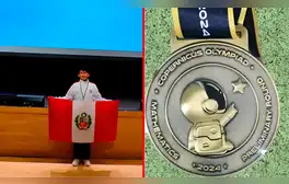 Genio de La Oroya vence a más de 40 países y gana medalla de oro en olimpiada internacional de matemáticas
