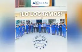 Clínica San Juan de Dios de Piura es acreditada por CARF Internacional por su "Programa Interdisciplinario de Rehabilitación en Pediatría"