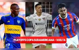 Copa Sudamericana 2024: fixture de los partidos de vuelta por el repechaje a octavos de final