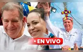 Cierre de campaña en Venezuela EN VIVO: imágenes y videos del recorrido de Edmundo González y María Corina Machado