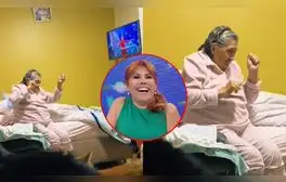 Adulta mayor celebra con baile cada vez que inicia 'Magaly TV': "No se pierde ningún programa"