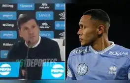DT de Belgrano reveló por qué cambió a Bryan Reyna, sustitución que generó la molestia del peruano