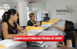 Sunarp ofrece prácticas remuneradas para recién egresados en Lima y regiones con sueldos hasta S/1.100