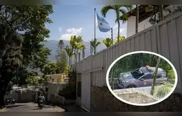 Denuncian intento de toma de la Embajada Argentina en Venezuela por parte de la Policía Bolivariana