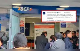 BCP: usuarios reportan que agencias suspendieron atención al público tras reportarse fallas en el sistema