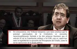 TC delimita potestad sancionadora de la Contraloría tras la salida de Nelson Shack