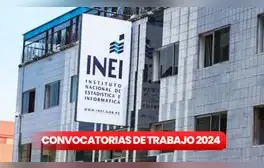 ¿Eres egresado? INEI busca contratar profesionales en Computación, Ingeniería y más: requisitos y cómo postular