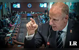 Tensa presentación del canciller en la OEA: en medio de gritos de 'Dina asesina' y advertencias por su actitud