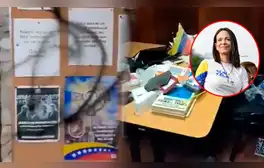 Seis encapuchados asaltaron oficina de María Corina Machado en Caracas