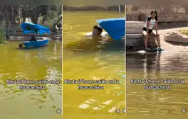 Pierde su iPhone en Huacachina y se lanza a la laguna para buscarlo: “Mejor que se compre otro”