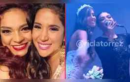 Melissa Paredes y Cielo Torres reviven a sus personajes de novela 'Ojitos hechiceros' en boda con Anthony Aranda