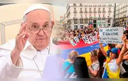 Papa Francisco tras fraude del régimen de Maduro en Venezuela: "Busquen la verdad y eviten la violencia"