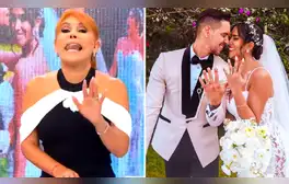 Magaly Medina arremete contra Melissa Paredes al revelar datos de su boda: "La torta pura maqueta y el menú chaufa"