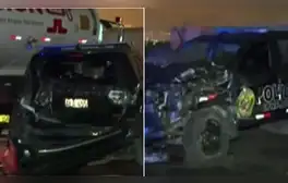 Lurín: tres personas resultan heridas tras el choque de un camión cisterna en la Panamericana Sur