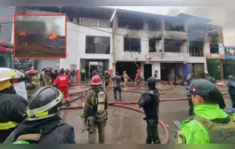 Villa El Salvador: incendio en carpinterías del Parque Industrial deja 1 muerto